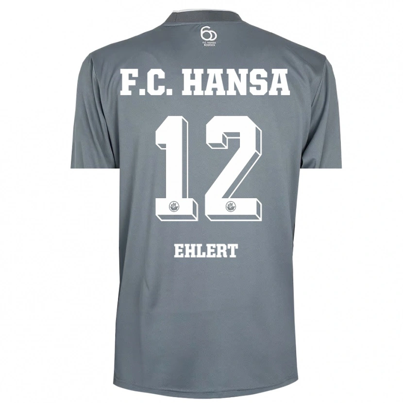Danxen Dames Jonas Ehlert #12 Lichtgrijs Wit Keepersshirt 2025/26 T-Shirt