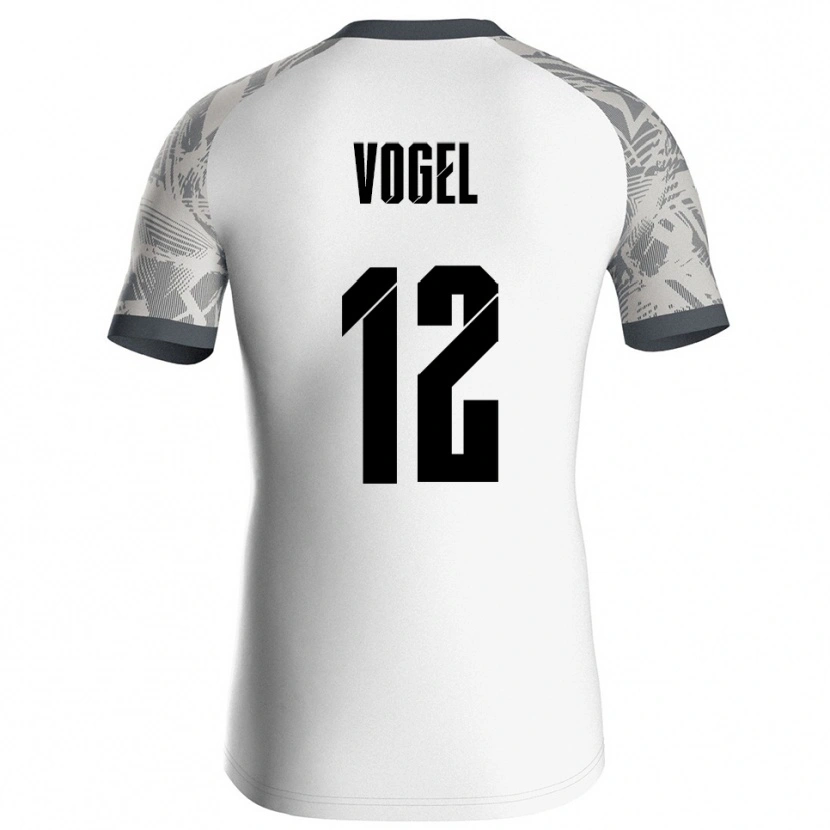 Danxen Dames Colin Vogel #12 Grijs Wit Keepersshirt 2025/26 T-Shirt