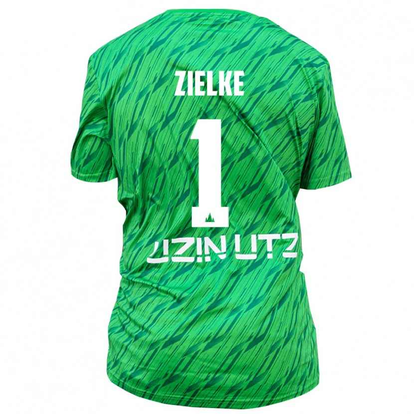 Danxen Dames Paul Zielke #1 Groen Rood Keepersshirt 2025/26 T-Shirt