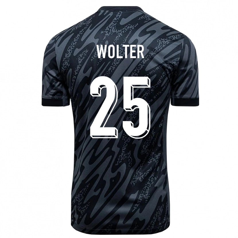 Danxen Dames Fynn Wolter #25 Zwartgrijs Keepersshirt 2025/26 T-Shirt