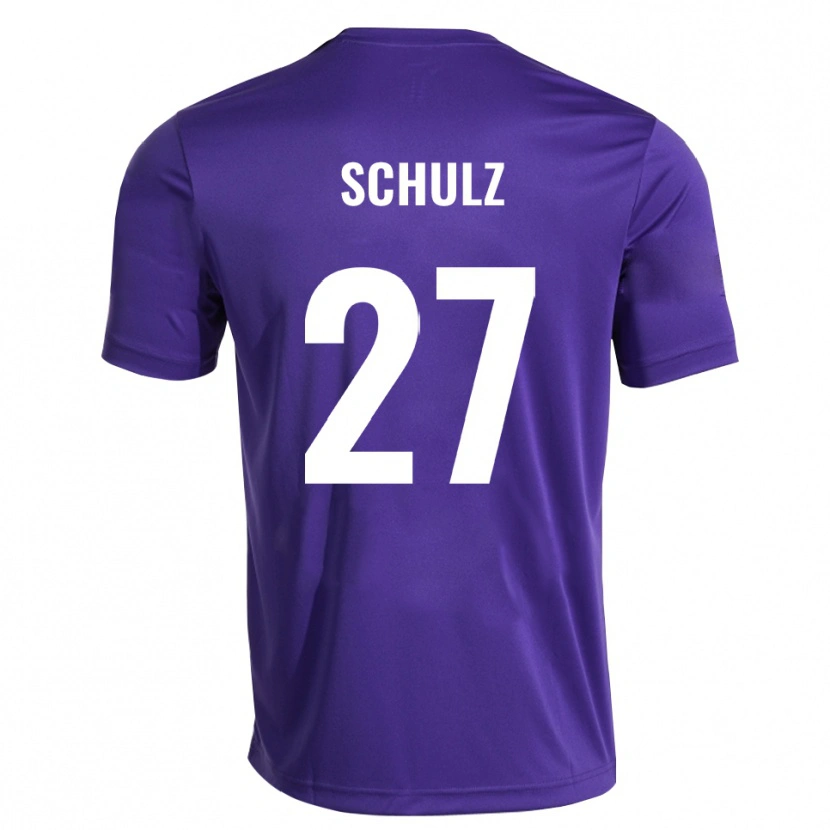 Danxen Dames Arne Schulz #27 Paars Wit Keepersshirt 2025/26 T-Shirt