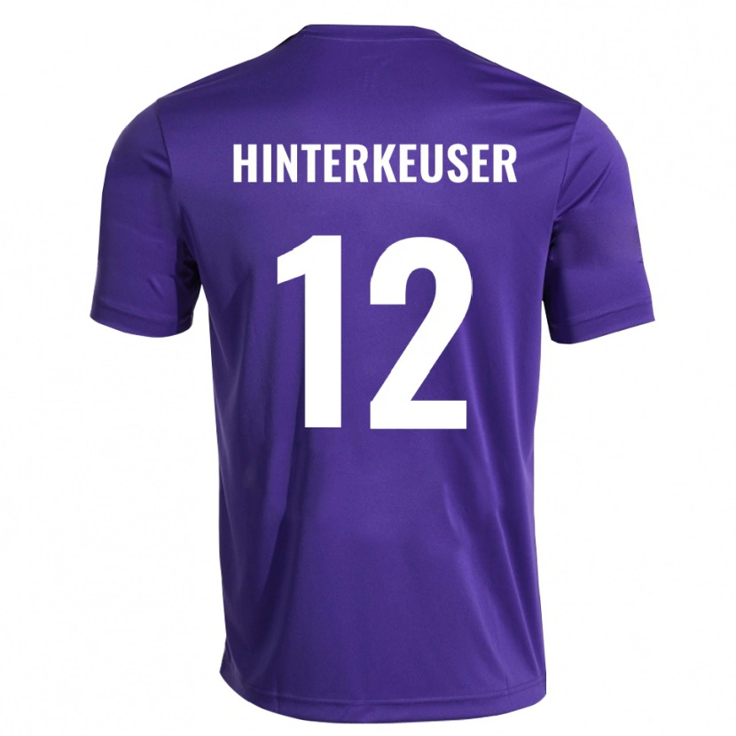 Danxen Dames Thomas Hinterkeuser #12 Paars Wit Keepersshirt 2025/26 T-Shirt