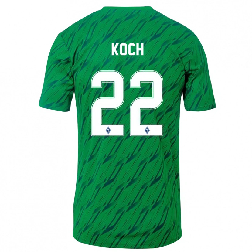 Danxen Dames Nico Koch #22 Groen Wit Keepersshirt 2025/26 T-Shirt