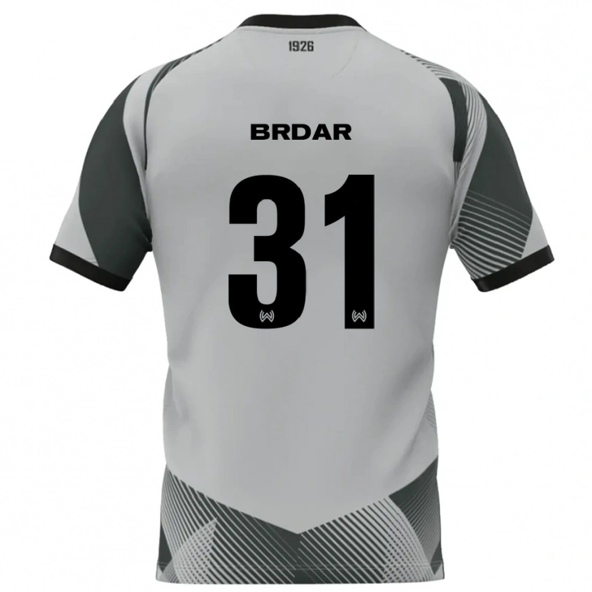 Danxen Dames Noah Brdar #31 Lichtgrijs Wit Keepersshirt 2025/26 T-Shirt