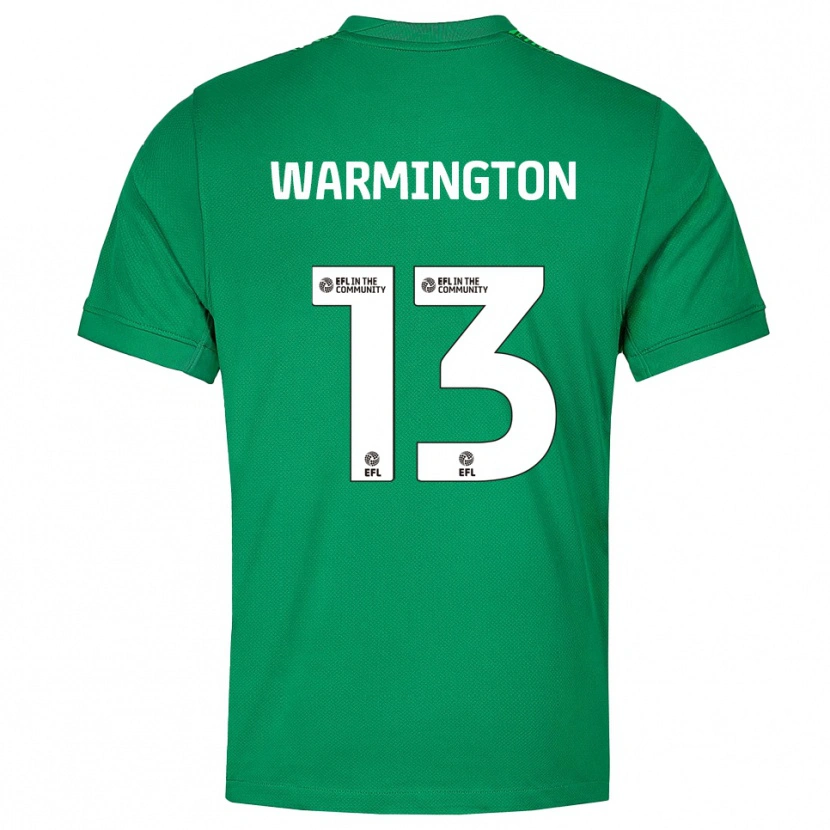 Danxen Dames Tyrese Warmington #13 Groen Wit Keepersshirt 2025/26 T-Shirt