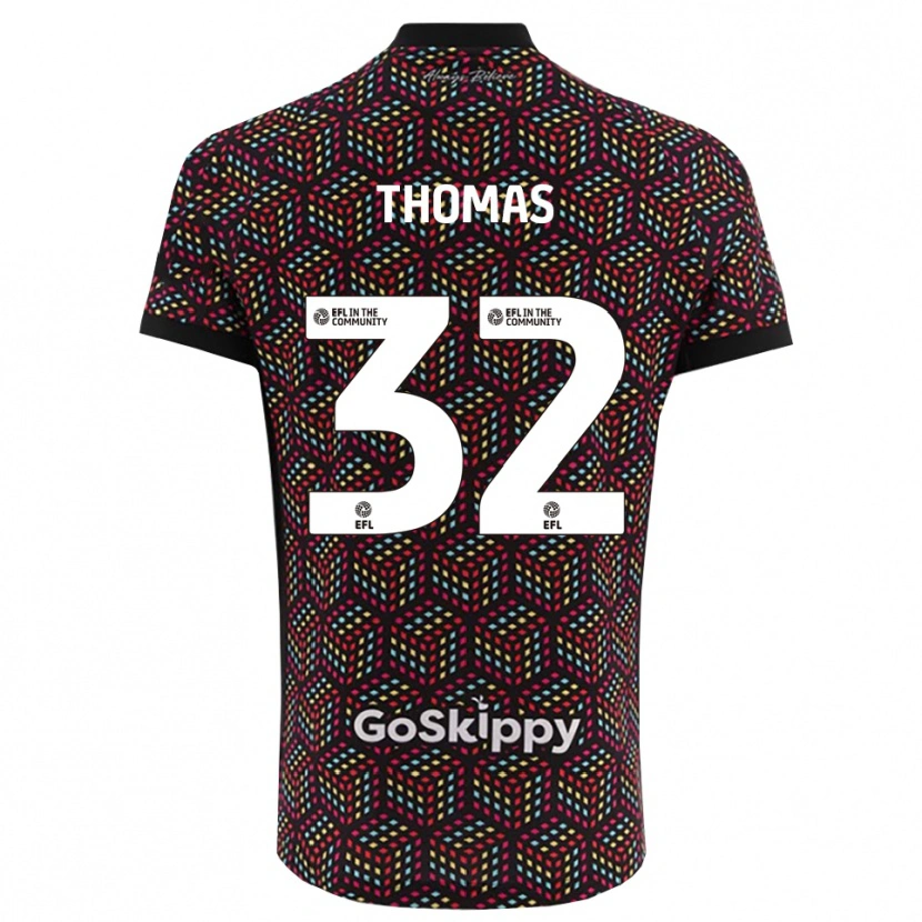 Danxen Dames Lewis Thomas #32 Zwart Wit Keepersshirt 2025/26 T-Shirt