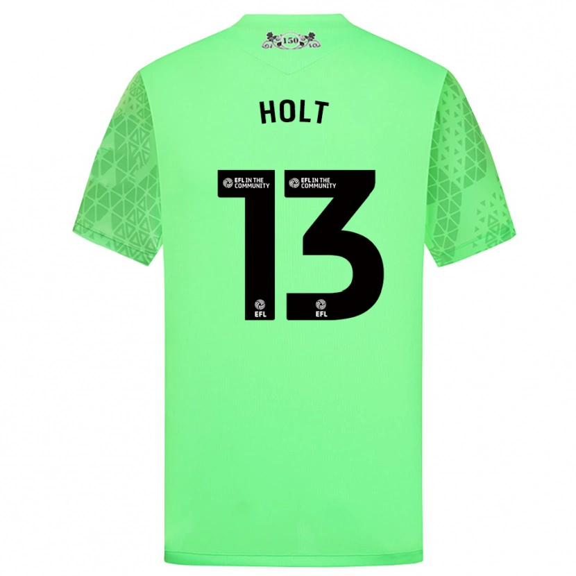 Danxen Dames Harry Holt #13 Fluorescerend Groen Keepersshirt 2025/26 T-Shirt