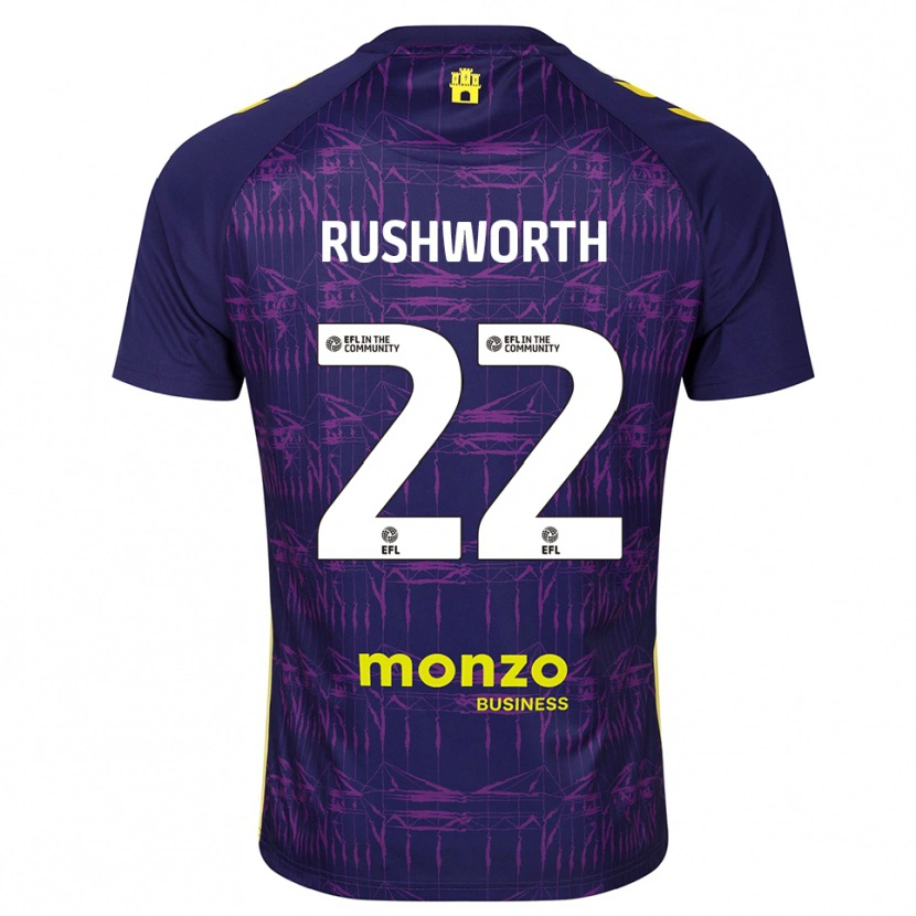 Danxen Dames Carl Rushworth #22 Paars Geel Keepersshirt 2025/26 T-Shirt