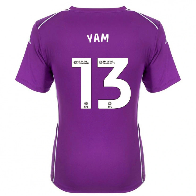 Danxen Dames Callum Yam #13 Paars Wit Keepersshirt 2025/26 T-Shirt