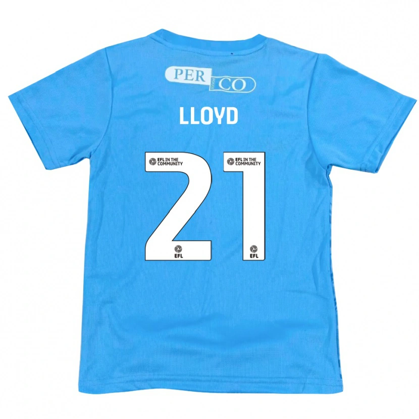 Danxen Dames Oliver Lloyd #21 Blauw Wit Keepersshirt 2025/26 T-Shirt