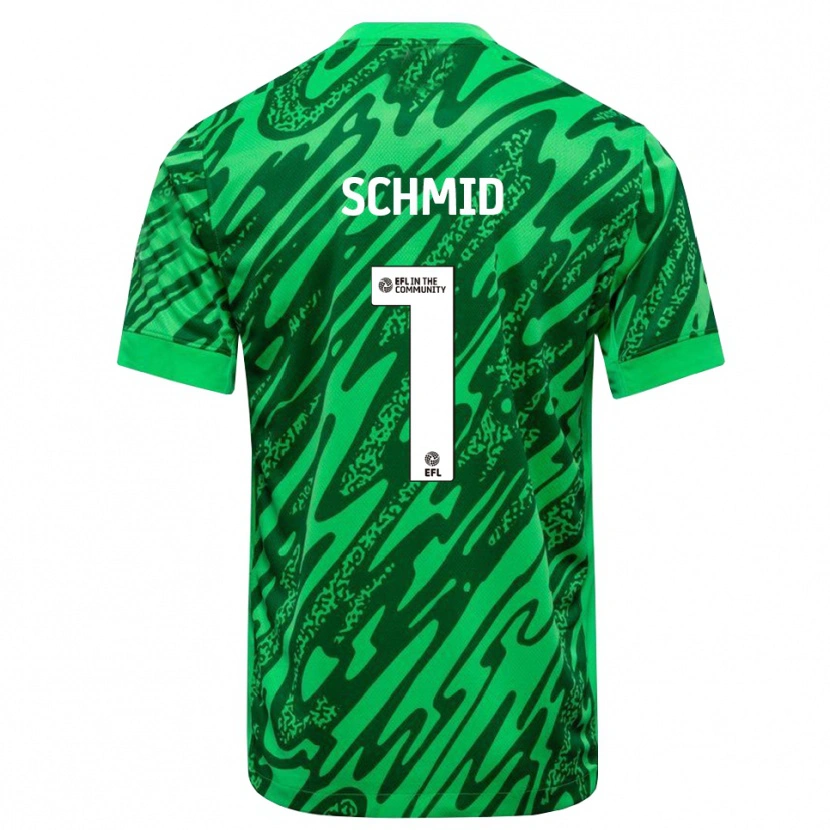 Danxen Dames Nicolas Schmid #1 Bos Groen Keepersshirt 2025/26 T-Shirt