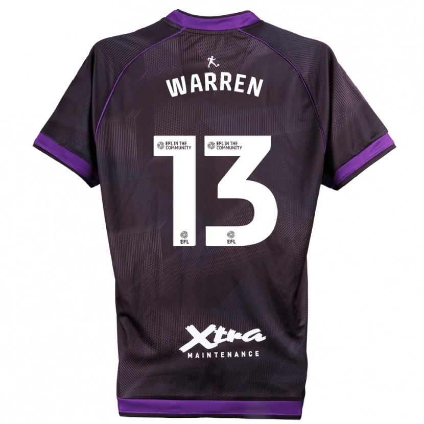 Danxen Dames Charlie Warren #13 Paars Wit Keepersshirt 2025/26 T-Shirt