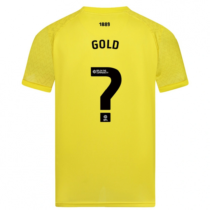Danxen Dames Ethan Gold #0 Geel Zwart Keepersshirt 2025/26 T-Shirt