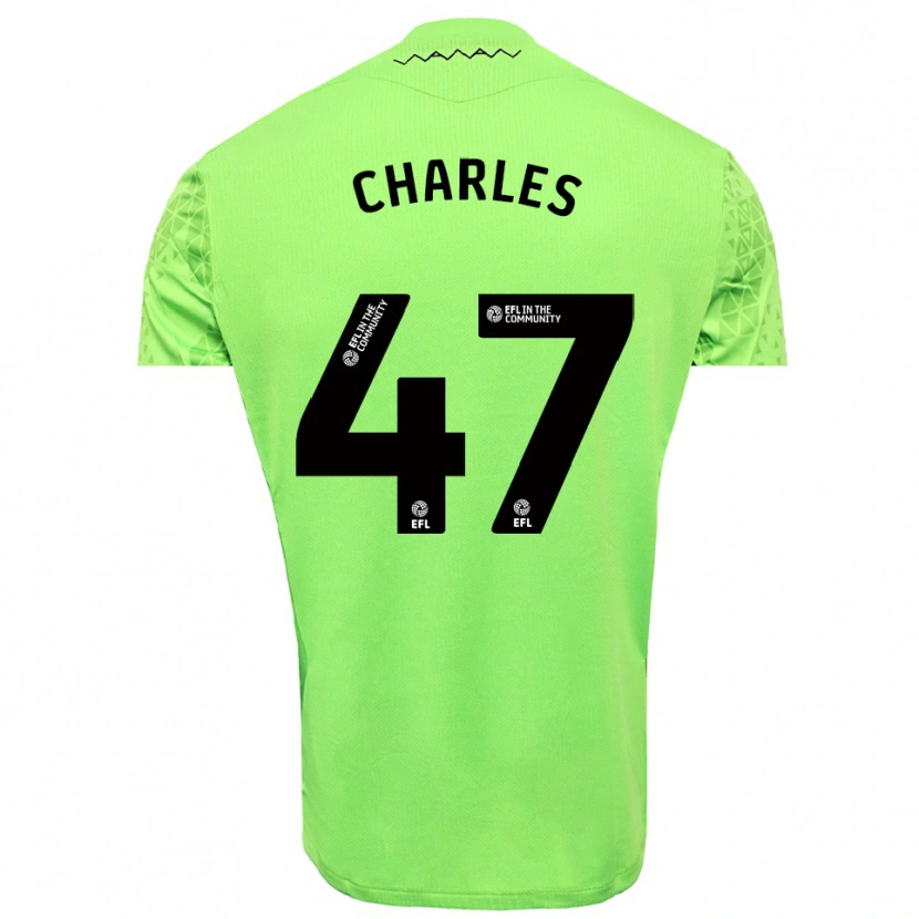 Danxen Dames Pierce Charles #47 Limoen Zwart Keepersshirt 2025/26 T-Shirt