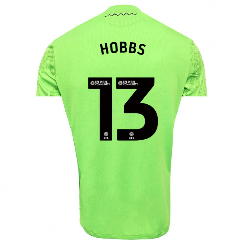 Danxen Dames Charlie Hobbs #13 Limoen Zwart Keepersshirt 2025/26 T-Shirt