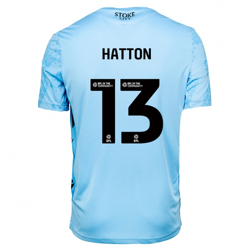 Danxen Dames Oscar Hatton #13 Hemelsblauw Zwart Keepersshirt 2025/26 T-Shirt
