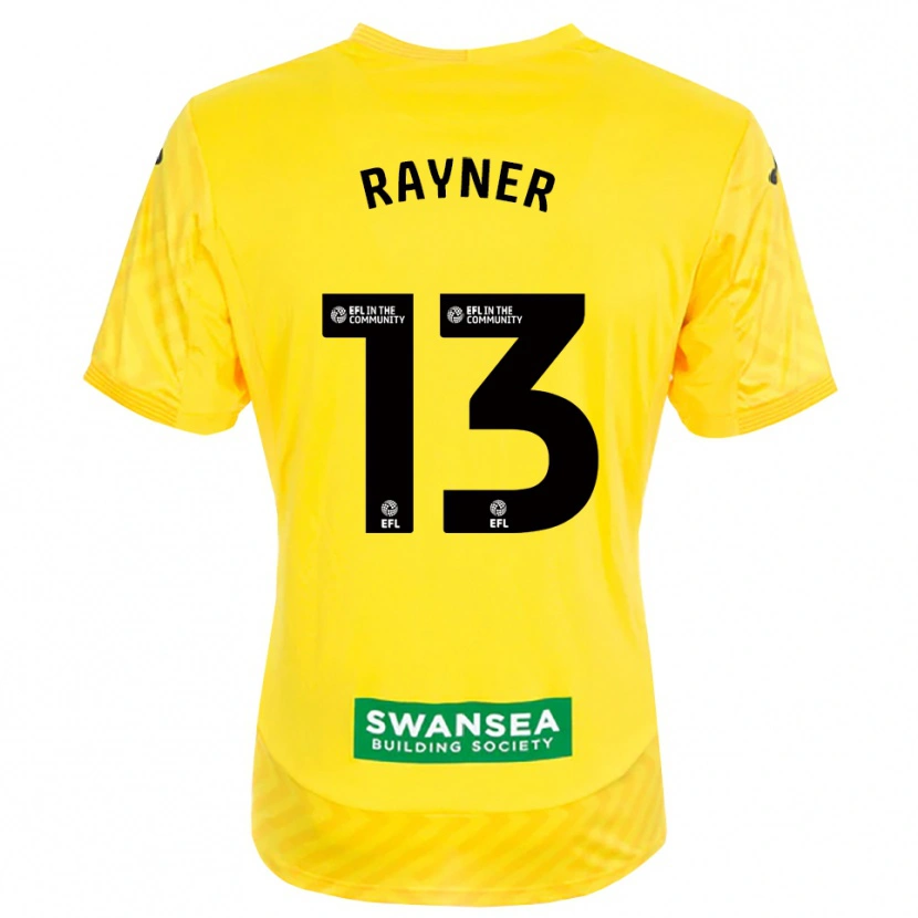 Danxen Dames Opal Rayner #13 Geel Zwart Keepersshirt 2025/26 T-Shirt