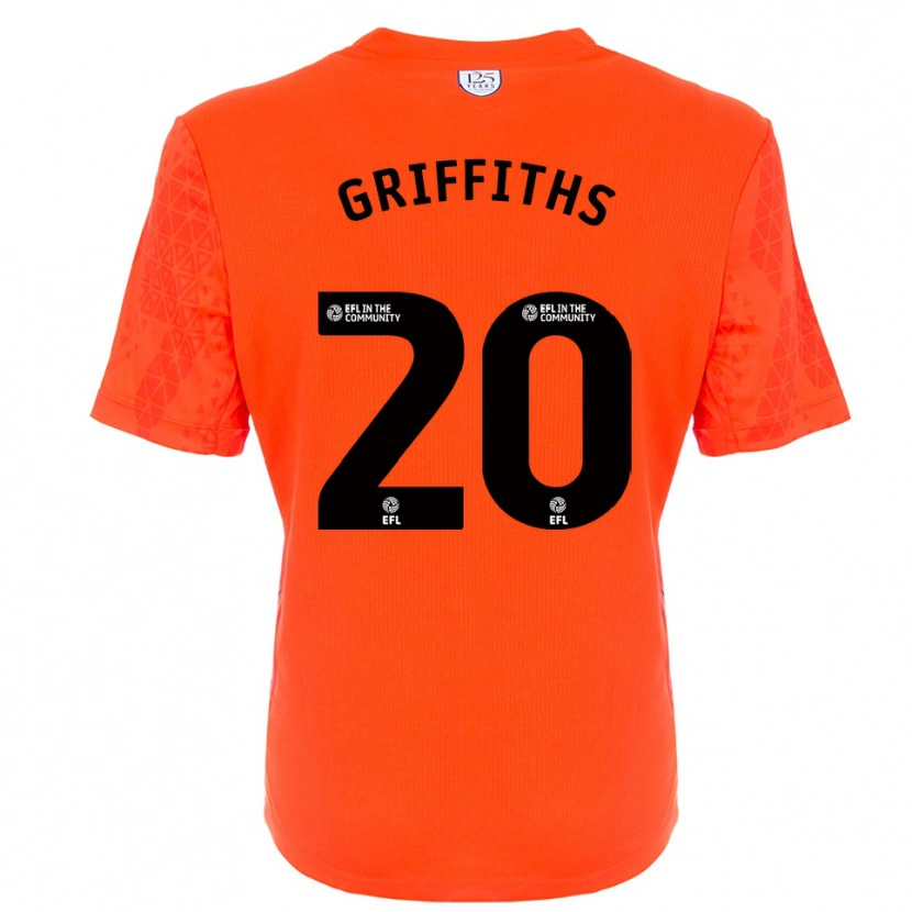 Danxen Dames Josh Griffiths #20 Oranje Zwart Keepersshirt 2025/26 T-Shirt