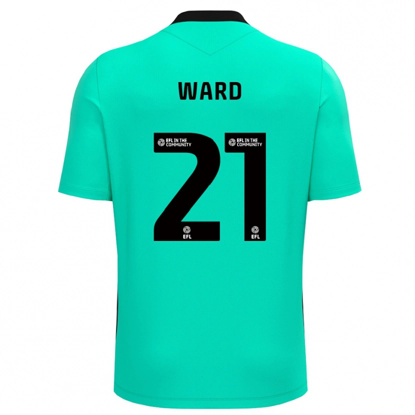 Danxen Dames Danny Ward #21 Medium Turquoise Keepersshirt 2025/26 T-Shirt