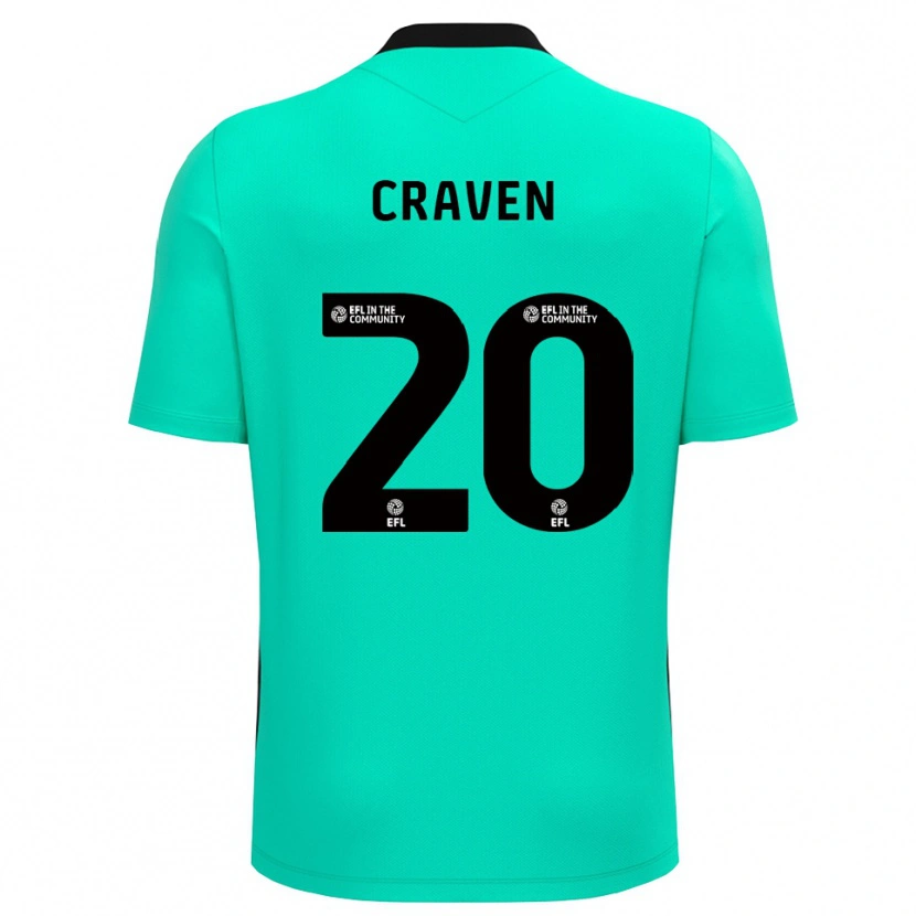 Danxen Dames Lizzie Craven #20 Medium Turquoise Keepersshirt 2025/26 T-Shirt