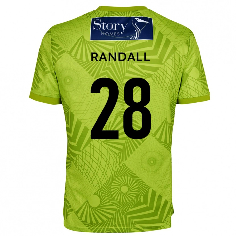 Danxen Dames Thomas Randall #28 Geel Groen Keepersshirt 2025/26 T-Shirt