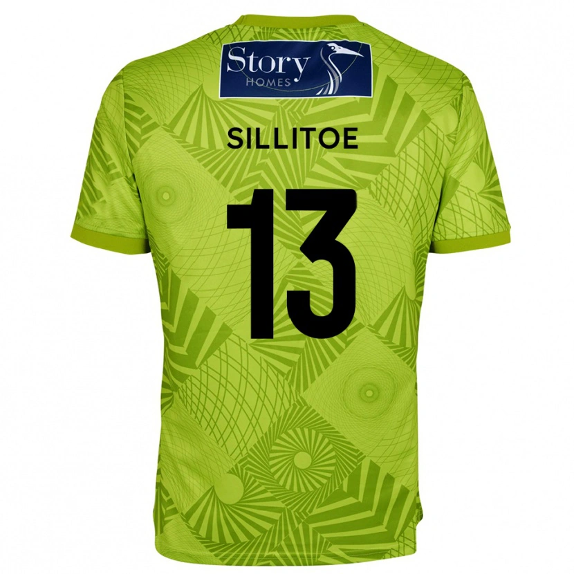 Danxen Dames Casey Sillitoe #13 Geel Groen Keepersshirt 2025/26 T-Shirt