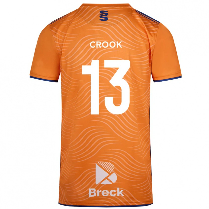 Danxen Dames Millie Crook #13 Oranje Zwart Keepersshirt 2025/26 T-Shirt