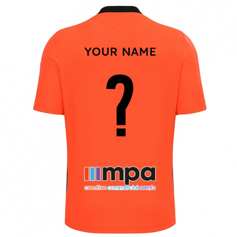 Danxen Dames Solihull Moors Oranje Zwart Keepersshirt 2025/26 T-Shirt