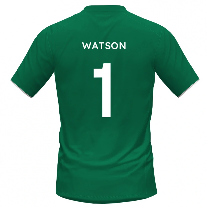 Danxen Dames Rory Watson #1 Groen Wit Keepersshirt 2025/26 T-Shirt
