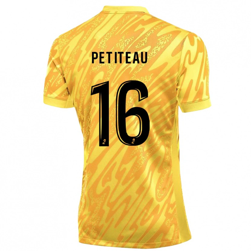 Danxen Dames Marie Petiteau #16 Oranje Geel Keepersshirt 2025/26 T-Shirt