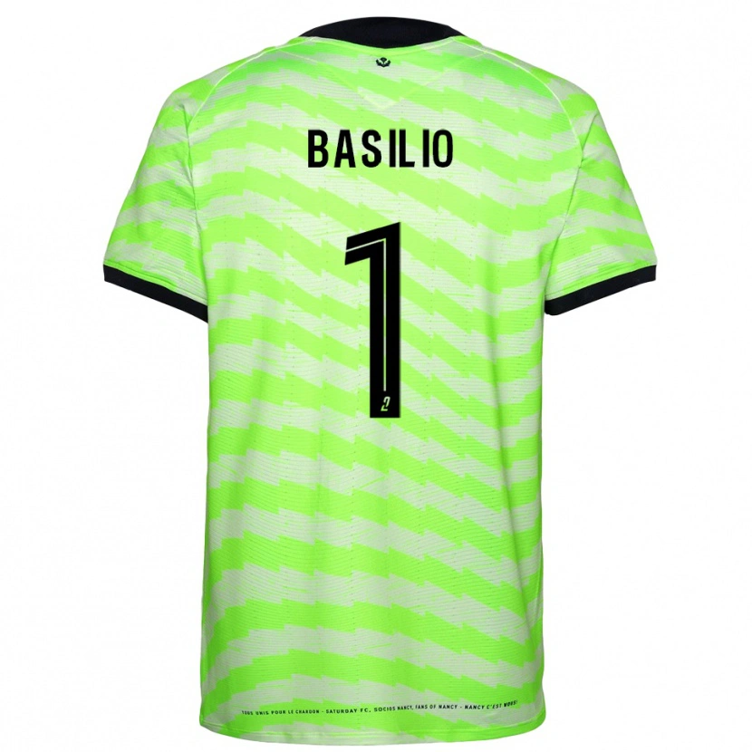 Danxen Dames Enzo Basilio #1 Neon Groen Keepersshirt 2025/26 T-Shirt
