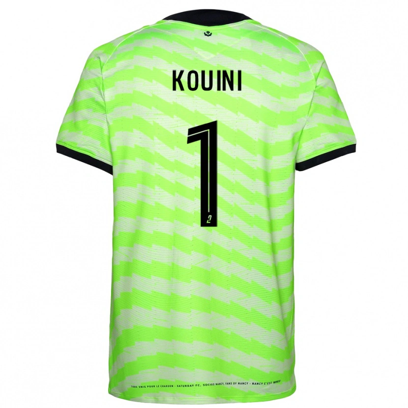 Danxen Dames Yanis Kouini #1 Neon Groen Keepersshirt 2025/26 T-Shirt