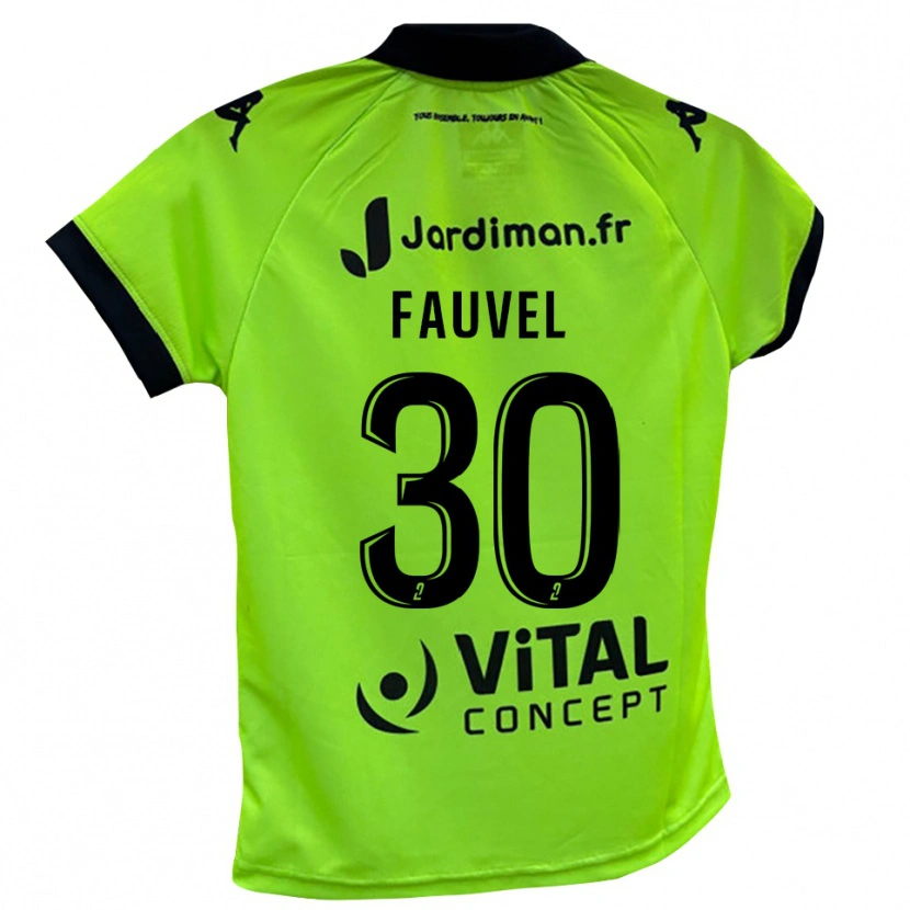 Danxen Dames Agathe Fauvel #30 Neon Groen Keepersshirt 2025/26 T-Shirt