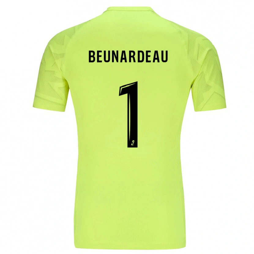 Danxen Dames Quentin Beunardeau #1 Neon Groen Keepersshirt 2025/26 T-Shirt