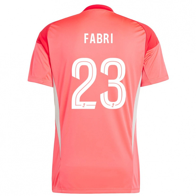 Danxen Dames Julien Fabri #23 Oranje Rood Wit Keepersshirt 2025/26 T-Shirt