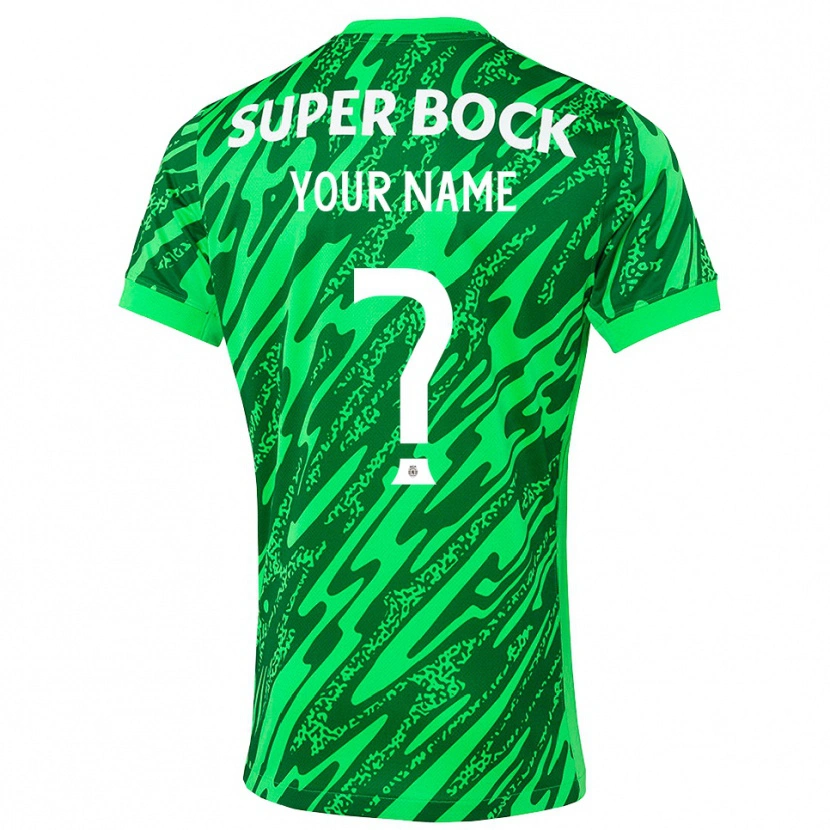 Danxen Dames Sporting CP Groen Wit Keepersshirt 2025/26 T-Shirt