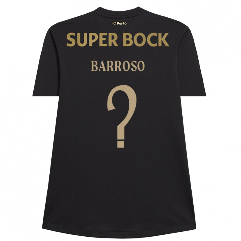 Danxen Dames Francisco Barroso #0 Zwart Bruin Keepersshirt 2025/26 T-Shirt