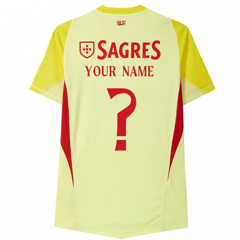 Danxen Dames SL Benfica Geel Rood Keepersshirt 2025/26 T-Shirt