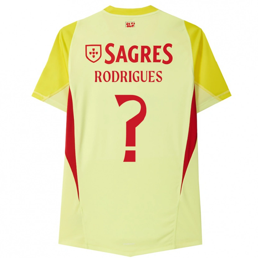 Danxen Dames Miguel Rodrigues #0 Geel Rood Keepersshirt 2025/26 T-Shirt