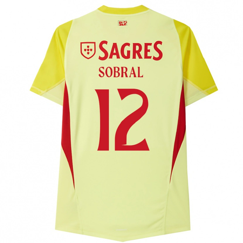 Danxen Dames Gonçalo Sobral #12 Geel Rood Keepersshirt 2025/26 T-Shirt