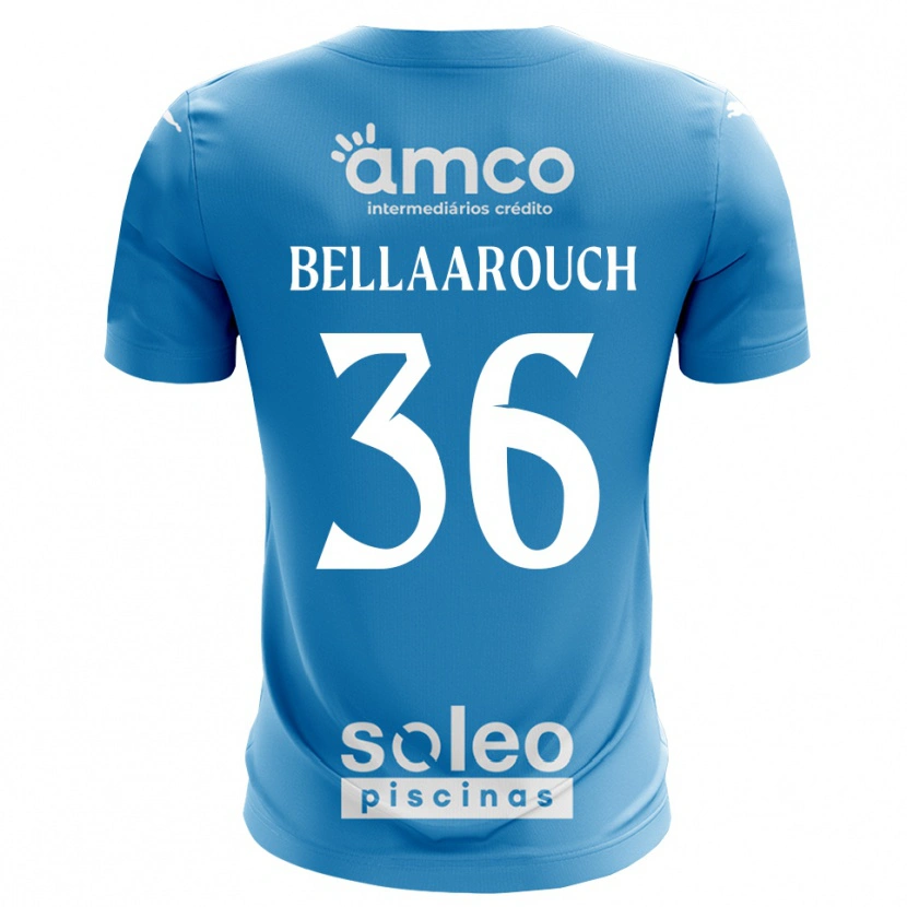 Danxen Dames Alaa Bellaarouch #36 Blauw Wit Keepersshirt 2025/26 T-Shirt