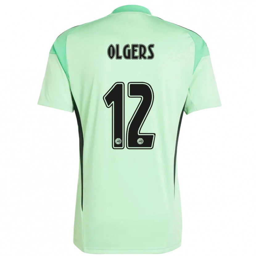 Danxen Dames Guus Olgers #12 Lichtgroen Zwart Keepersshirt 2025/26 T-Shirt