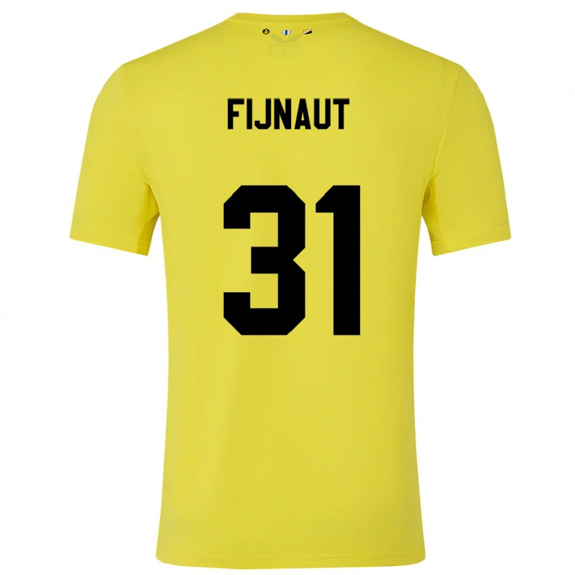 Danxen Dames Lucas Fijnaut #31 Geel Zwart Keepersshirt 2025/26 T-Shirt