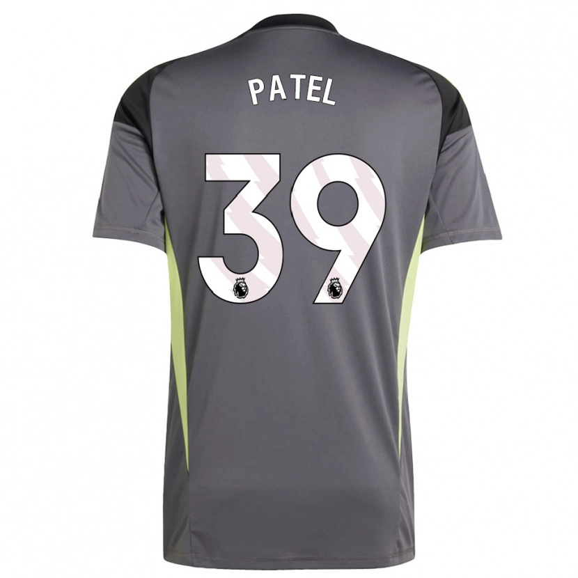 Danxen Dames Safia Middleton-Patel #39 Donkergrijs Wit Keepersshirt 2025/26 T-Shirt