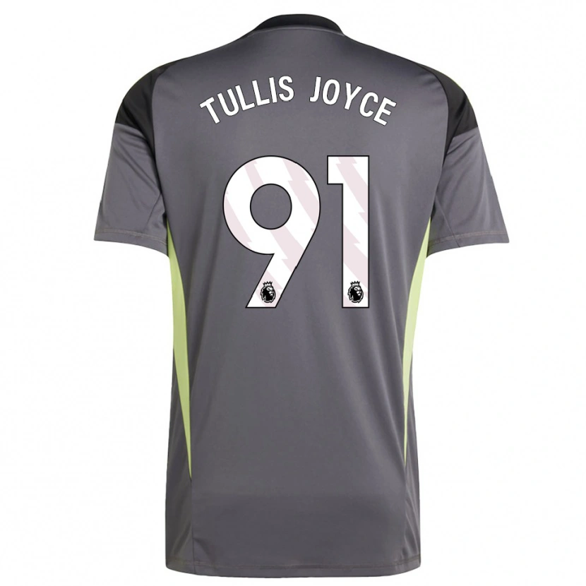 Danxen Dames Phallon Tullis-Joyce #91 Donkergrijs Wit Keepersshirt 2025/26 T-Shirt