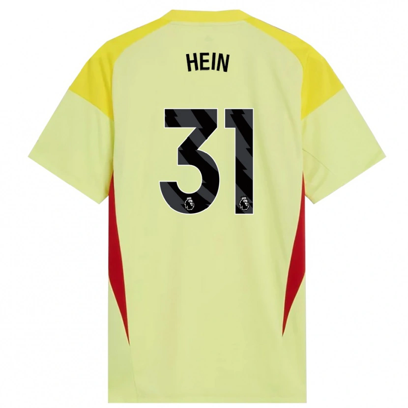 Danxen Dames Karl Hein #31 Geel Rood Zwart Keepersshirt 2025/26 T-Shirt