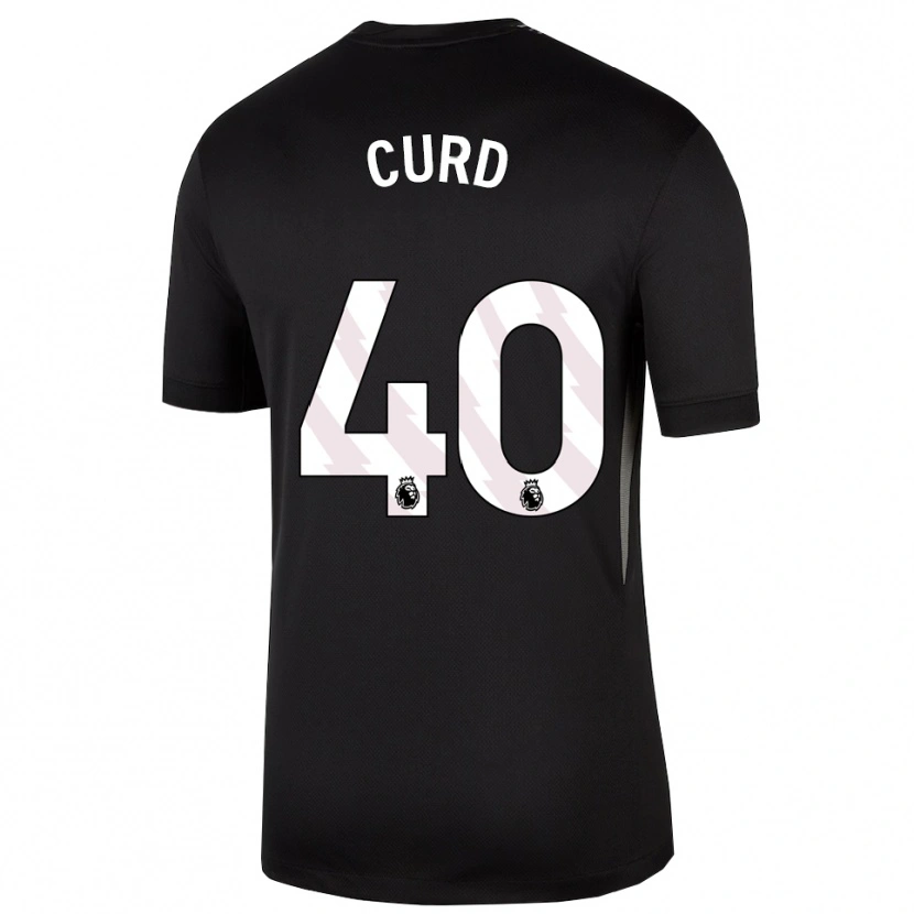 Danxen Dames Ted Curd #40 Zwart Wit Keepersshirt 2025/26 T-Shirt