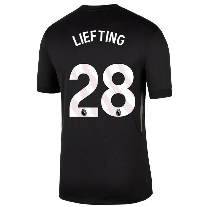 Danxen Dames Femke Liefting #28 Zwart Wit Keepersshirt 2025/26 T-Shirt