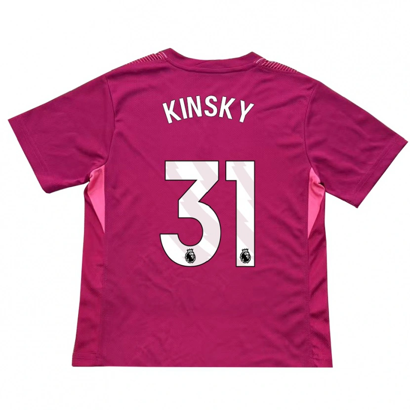 Danxen Dames Antonín Kinský #31 Roze Wit Keepersshirt 2025/26 T-Shirt