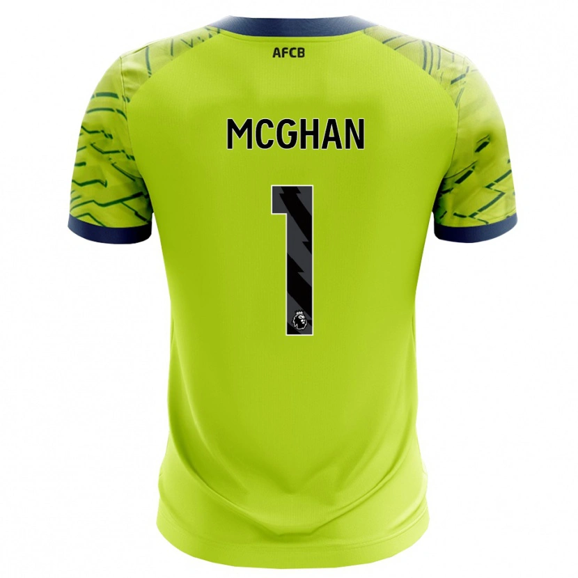 Danxen Dames Hayden McGhan #1 Groen Geel Keepersshirt 2025/26 T-Shirt